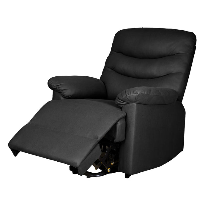 Zwart Vitadora sta-op stoel met massage en warmtefunctie